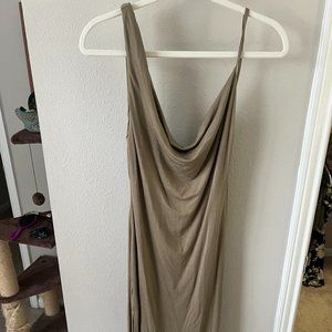 Lulus Olive Green Backless Dress